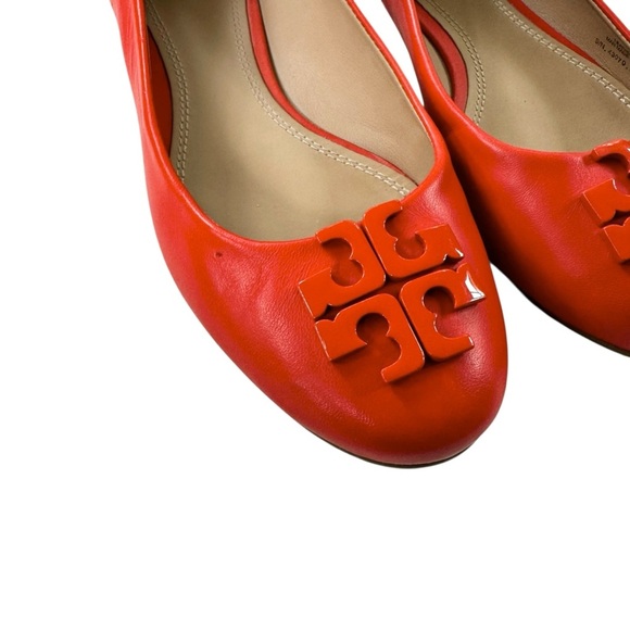 Tory Burch Lowell 2 Leather Ballet Flat Mestico Samba Size 7 - Picture 9 of 12